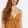 Crisscross Cropped Cami