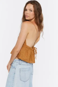 Crisscross Cropped Cami
