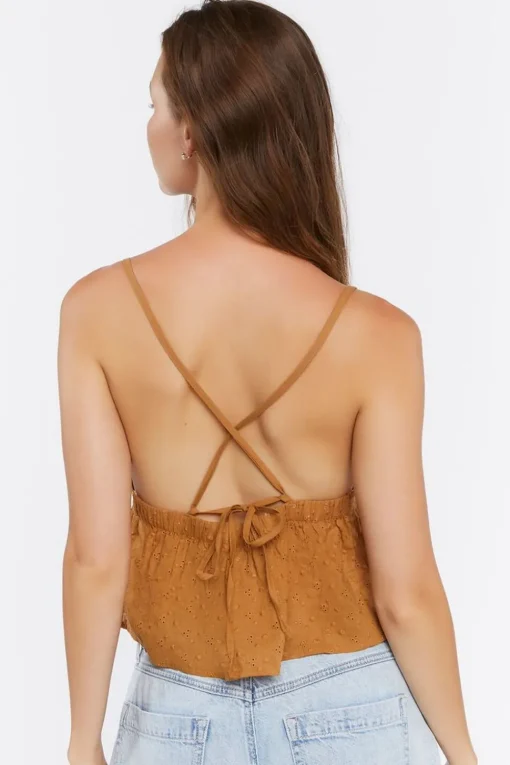 Crisscross Cropped Cami