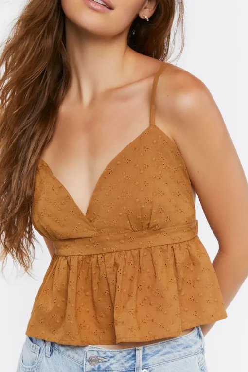 Crisscross Cropped Cami