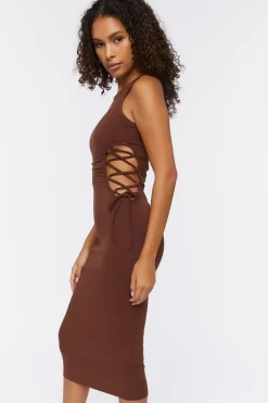 Crisscross Cutout Midi Dress