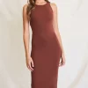 Crisscross Midi Dress