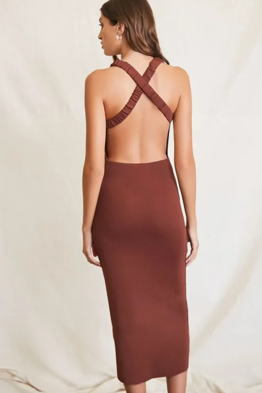 Crisscross Midi Dress