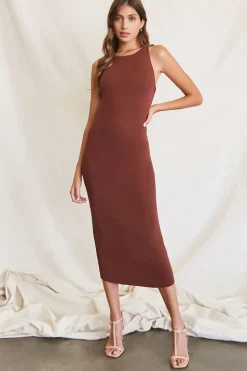 Crisscross Midi Dress