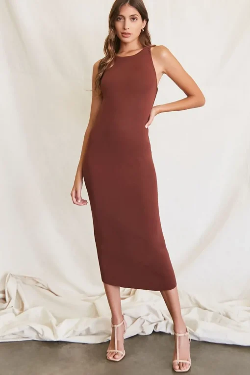 Crisscross Midi Dress