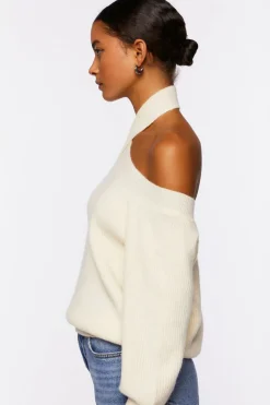 Crisscross Off-The-Shoulder Sweater