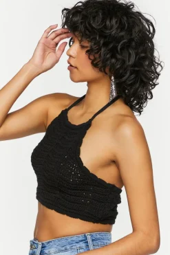Crochet Halter Crop Top