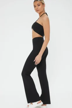 Cropped Halter Top & Pants Set