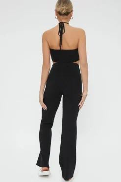 Cropped Halter Top & Pants Set