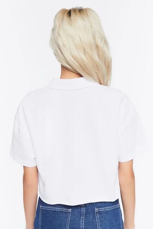 Cropped Polo Shirt