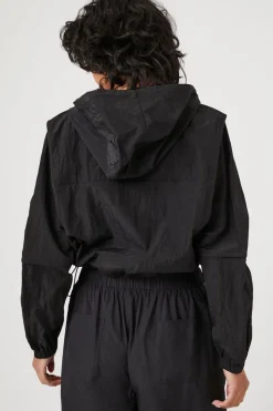 Cropped Windbreaker Jacket