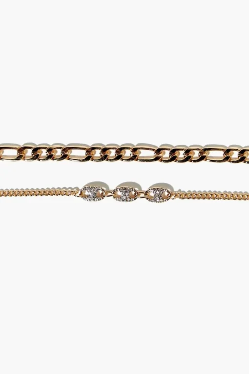 Curb Chain Bracelet Set