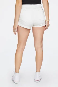 Curvy High-Rise Denim Shorts