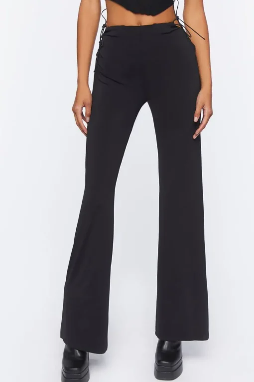 Cutout Drawstring Pants