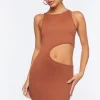 Cutout Mini Tank Dress