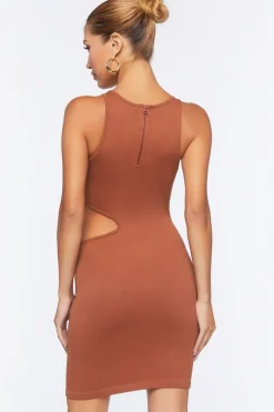 Cutout Mini Tank Dress