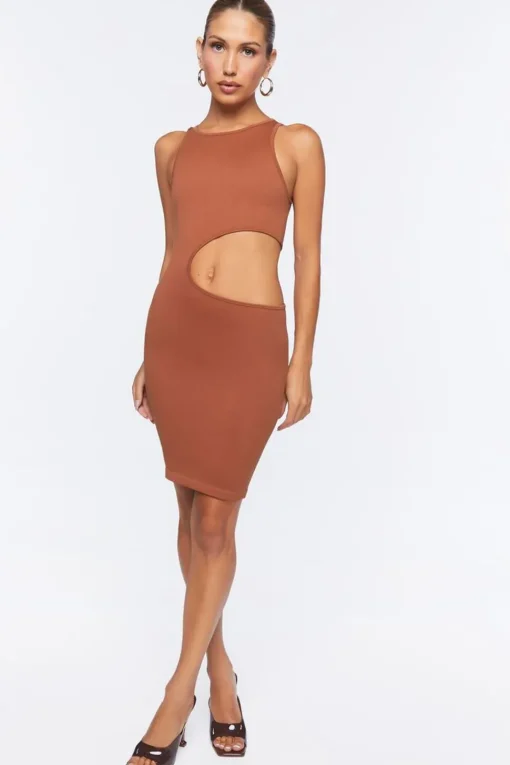 Cutout Mini Tank Dress