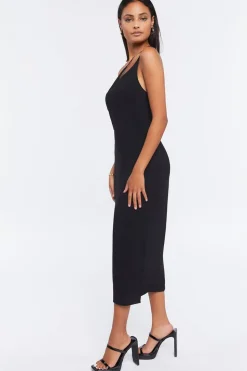 Cutout One-Shoulder Midi Dress