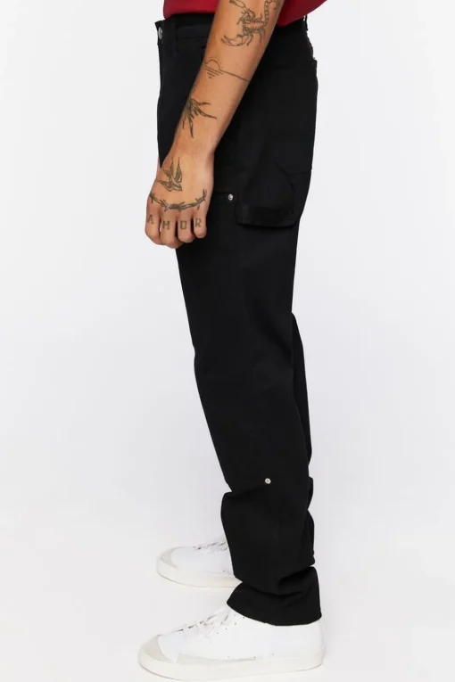 Denim Utility Pants
