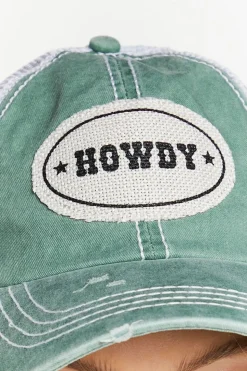Distressed Howdy Trucker Hat