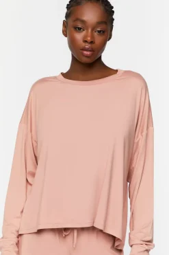 Dolman-Sleeve Pajama Top