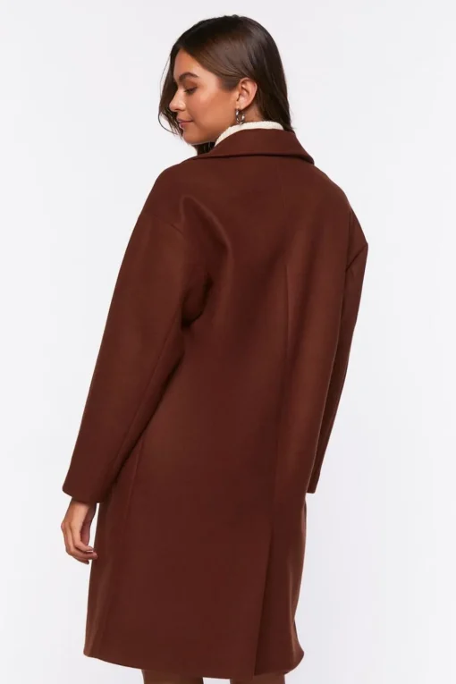 Double-Breasted Duster Coat
