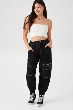 Drawstring Cargo Joggers