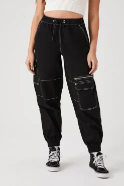 Drawstring Cargo Joggers