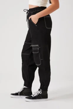 Drawstring Cargo Joggers