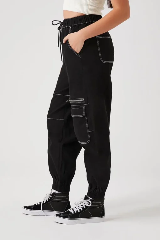Drawstring Cargo Joggers