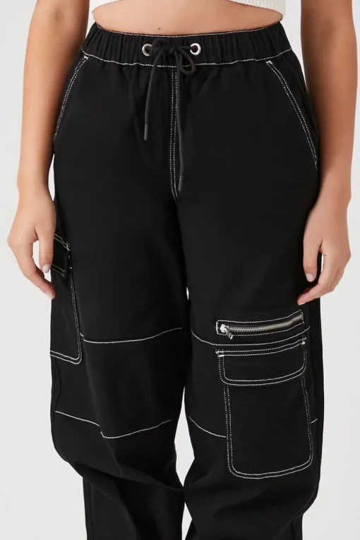 Drawstring Cargo Joggers