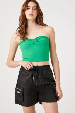 Drawstring Cargo Shorts