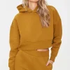 Dropped-Sleeve Fleece Hoodie