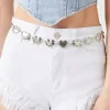 Etched Heart Hip Belt