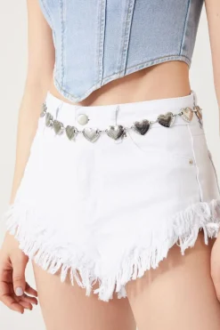 Etched Heart Hip Belt