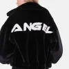 Faux Fur Angel Graphic Jacket