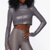 Faux Leather Biker Shorts