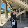 Faux Leather Bustier Top