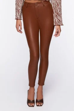 Faux Leather Skinny Pants