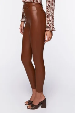 Faux Leather Skinny Pants
