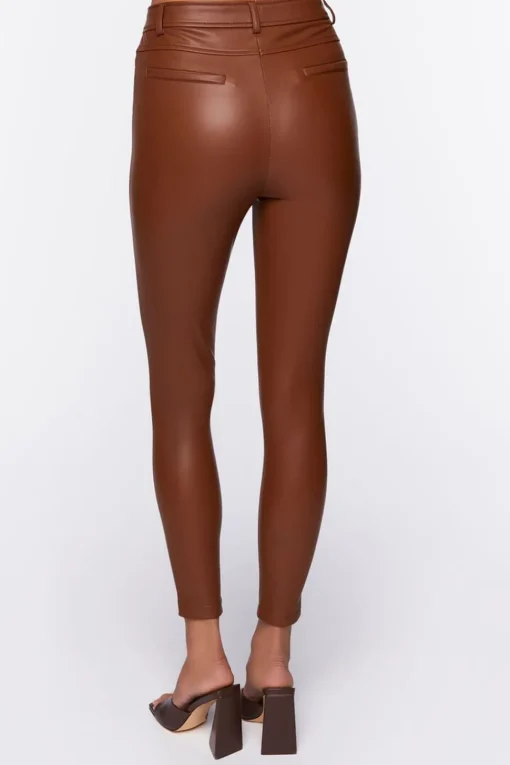 Faux Leather Skinny Pants