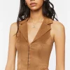 Faux Suede Crop Top