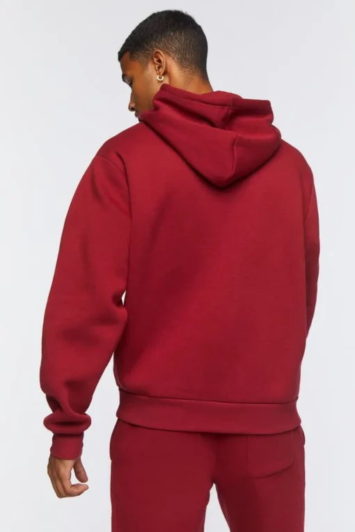 Fleece Drawstring Hoodie