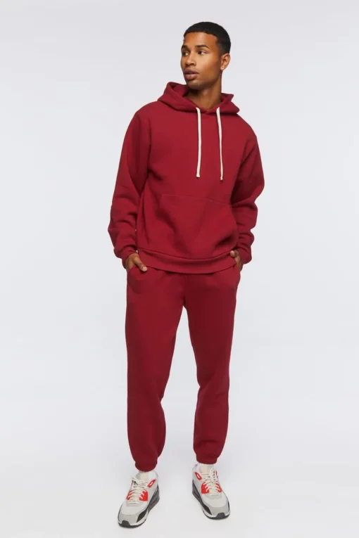 Fleece Drawstring Hoodie