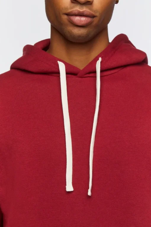 Fleece Drawstring Hoodie