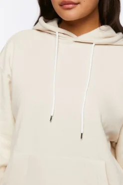 Fleece Drop-Sleeve Hoodie