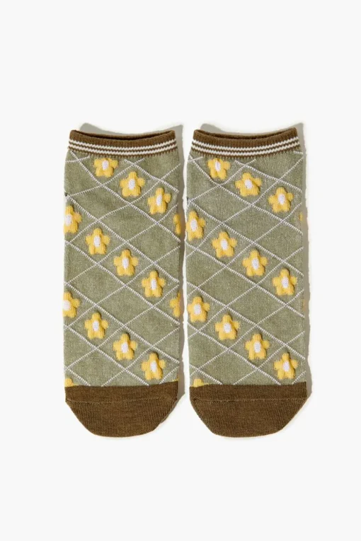 Floral Ankle Socks