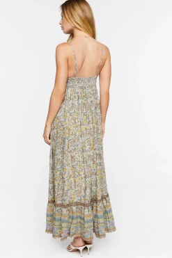Floral Crochet Maxi Dress