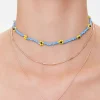 Floral Pendant Necklace Set