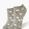 Floral Print Ankle Socks